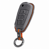 Dark Grey Alcantara key case for Audi - Key Fob Type C