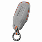 Dark Grey Alcantara key case for Audi - Key Fob Type E