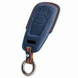 Nitrogen Blue Alcantara key case for Audi - Key Fob Type B