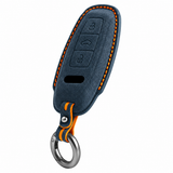 Nitrogen Blue Alcantara key case for Audi - Key Fob Type D
