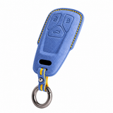 Sky Blue Alcantara key case for Audi - Key Fob Type B