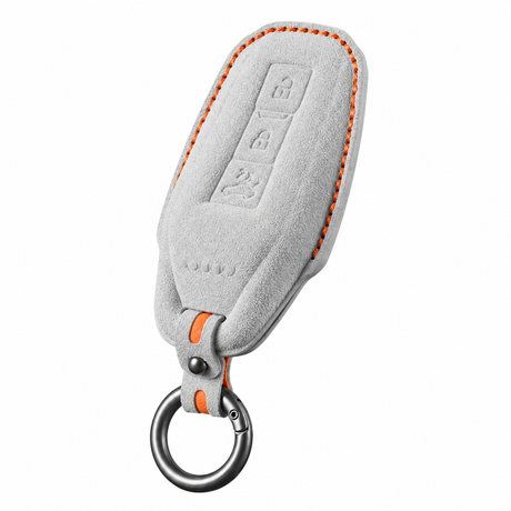 Titanium Grey Alcantara key case for Audi - Key Fob Type E