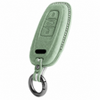 Tundra Green Alcantara key case for Audi - Key Fob Type A