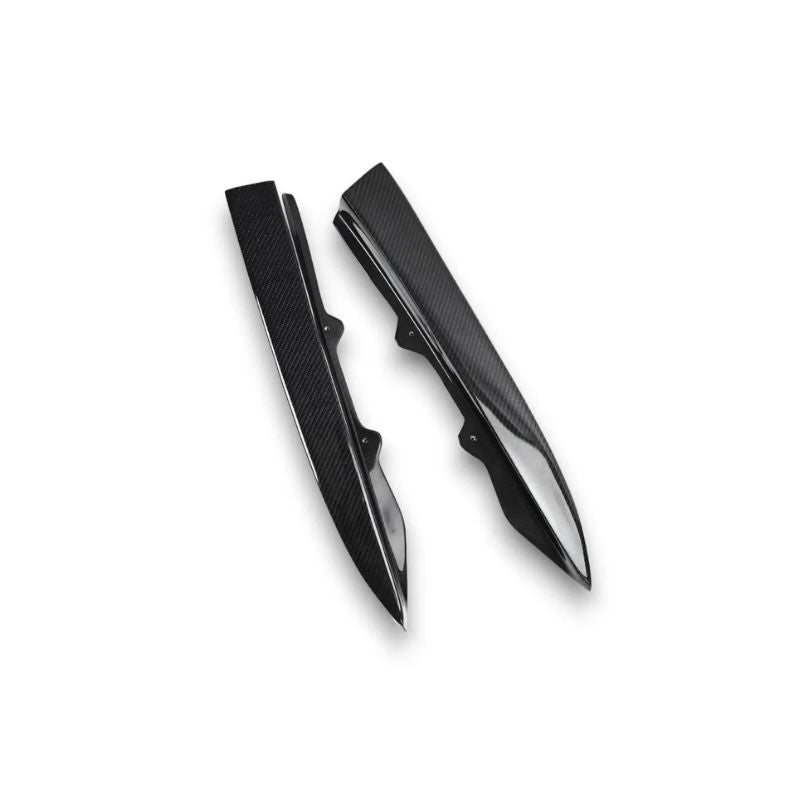 WET CARBON PSM STYLE REAR SPLITTER FOR BMW F30 3 SERIES MT BUMPER