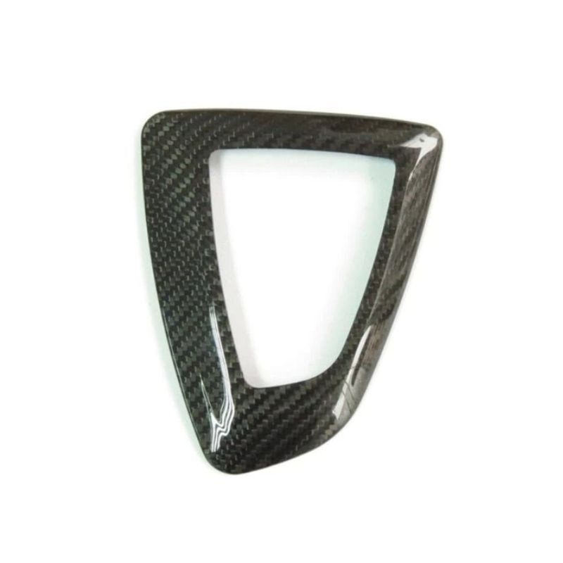 DRY CARBON TRANSMISSION STICK-ON COVER (LHD) FOR BMW F30 3 SERIES