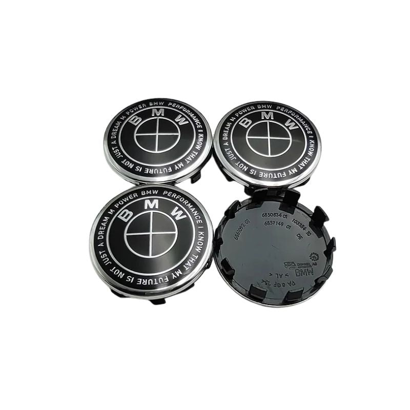 BMW 50TH ANNIVERSARY EMBLEM BADGE - FULL BLACK