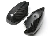 OEM STYLE DRY CARBON FIBRE MIRROR CAPS FOR BMW E90 3 SERIES SEDAN