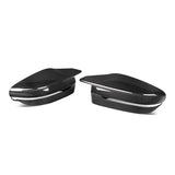 M3 M4 STYLE WET CARBON FIBRE MIRROR CAPS FOR BMW G14 G15 G16 G20 G22 G23 G28 G30 G38 G11 G12