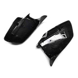 M PERFORMANCE STYLE WET CARBON FIBRE MIRROR CAPS FOR BMW 5 SERIES F10 F11 PRE-LCI