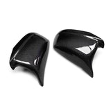 M PERFORMANCE STYLE WET CARBON FIBRE MIRROR CAPS FOR BMW 5 SERIES F10 F11 PRE-LCI
