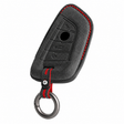 Carbon Black Alcantara key case for BMW - Key Fob Type A