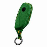 Cool Green Alcantara key case for BMW - Key Fob Type D