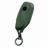 Dark Green Alcantara key case for BMW - Key Fob Type D