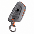 Dark Grey Alcantara key case for BMW - Key Fob Type A