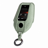 Tundra Green Alcantara key case for BMW - Key Fob Type E