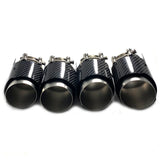 ANGLE CUT CARBON FIBER EXHAUST TIPS FOR BMW F10 M5