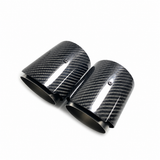 ANGLE CUT CARBON FIBER EXHAUST TIPS FOR BMW F22 F23 M235i M240i