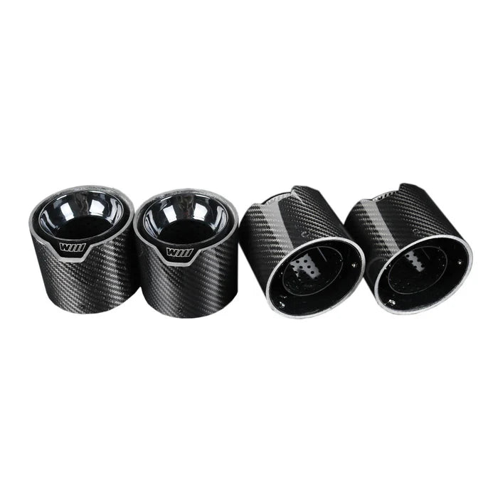 M PERFORMANCE STYLE V2 CARBON FIBRE EXHAUST TIPS FOR BMW G80 M3 G82 M4