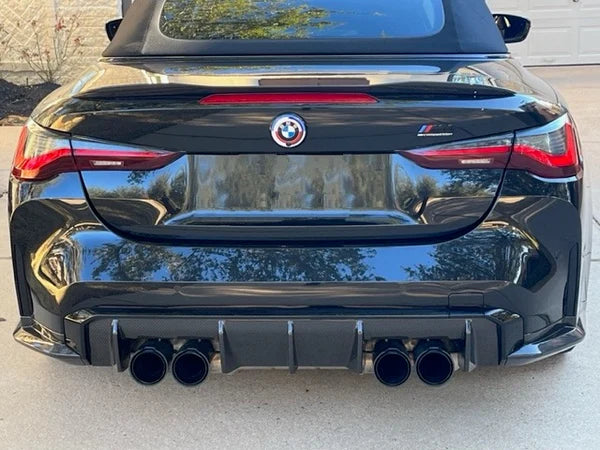 M PERFORMANCE STYLE V2 CARBON FIBRE EXHAUST TIPS FOR BMW G80 M3 G82 M4