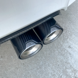 M PERFORMANCE STYLE CARBON FIBRE EXHAUST TIPS FOR BMW F80 M3 F82 M4