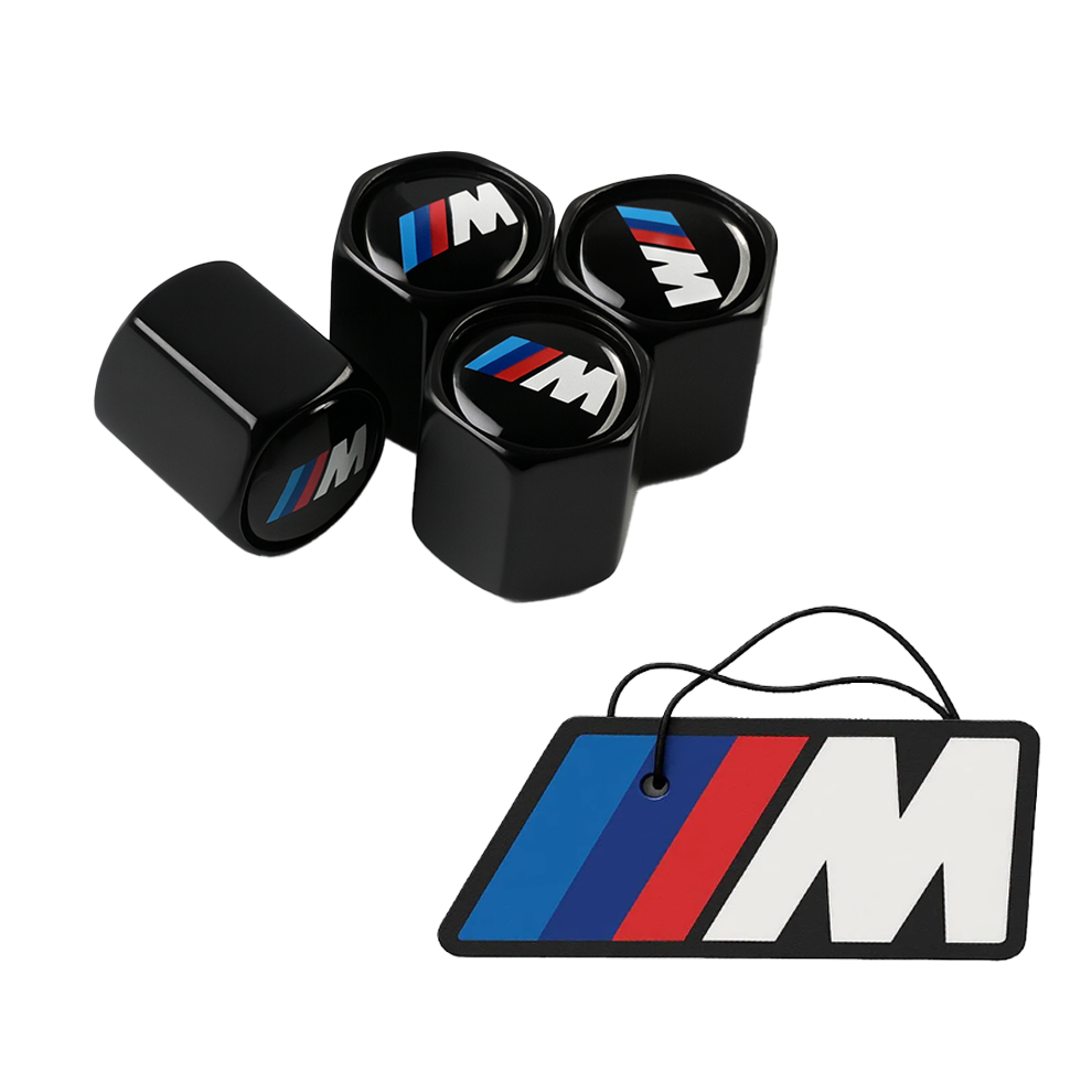 BMW M VALVE CAP + AIR FRESHENER