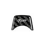 BLACK CARBON FIBER AUTO OFF BUTTON COVER FOR BMW M3 F80 M4 F82