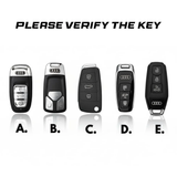 Audi key fob fitment guide - compare key types A B C D E