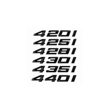 GLOSS BLACK TRUNK EMBLEM FOR BMW F32 4 SERIES