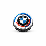 BMW 50TH ANNIVERSARY FLOATING WHEEL CENTRE CAP SET