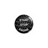 BLACK CARBON FIBER STOP/START BUTTON COVER FOR BMW G30/G38 5 SERIES