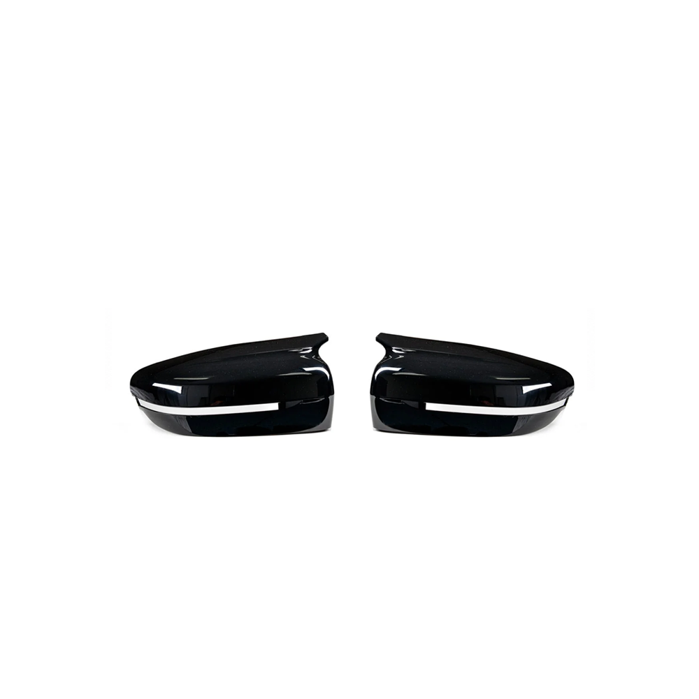 M STYLE GLOSS BLACK MIRROR CAPS FOR BMW G42 2 SERIES G20 3 SERIES G22 4 SERIES