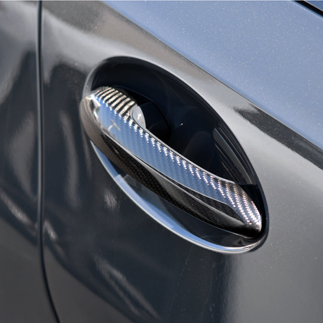 carbon fiber door handle covers detail