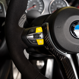 ROTE M1/M2-LENKRADTASTEN FÜR BMW M2 F87 / M3 F80 / M4 F82 / M5 F10 / M6 F06 F12 F13 / X5M F85 / X6M F86