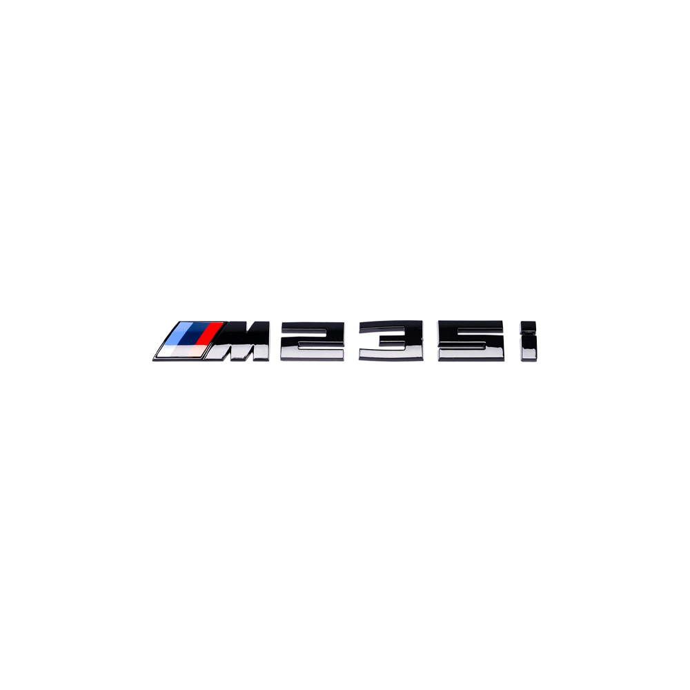 GLÄNZENDES SCHWARZES M140I-ABZEICHEN-HECKEMBLEM FÜR BMW M140i F20
