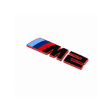 RED & BLACK M2 TRUNK EMBLEM FOR BMW G87 M2