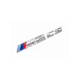 GLOSS BLACK / SILVER M2 CS BADGE TRUNK EMBLEM FOR BMW F87 M2 CS