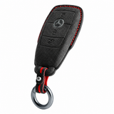 Carbon Black Alcantara key case for Mercedes - Key Fob Type A