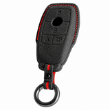 Carbon Black Alcantara key case for Mercedes - Key Fob Type B