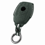 Dark Green Alcantara key case for Mercedes - Key Fob Type F