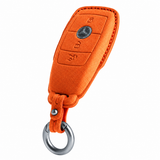 Orange Alcantara key case for Mercedes - Key Fob Type A