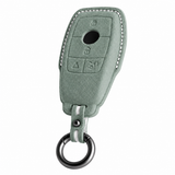 Tundra Green Alcantara key case for Mercedes - Key Fob Type B