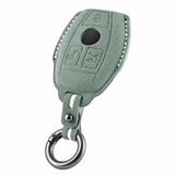 Tundra Green Alcantara key case for Mercedes - Key Fob Type F