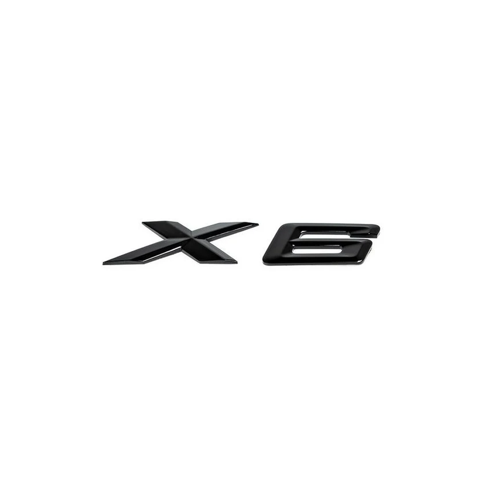 GLOSS BLACK TRUNK EMBLEM FOR BMW E71 F16 G06 X6