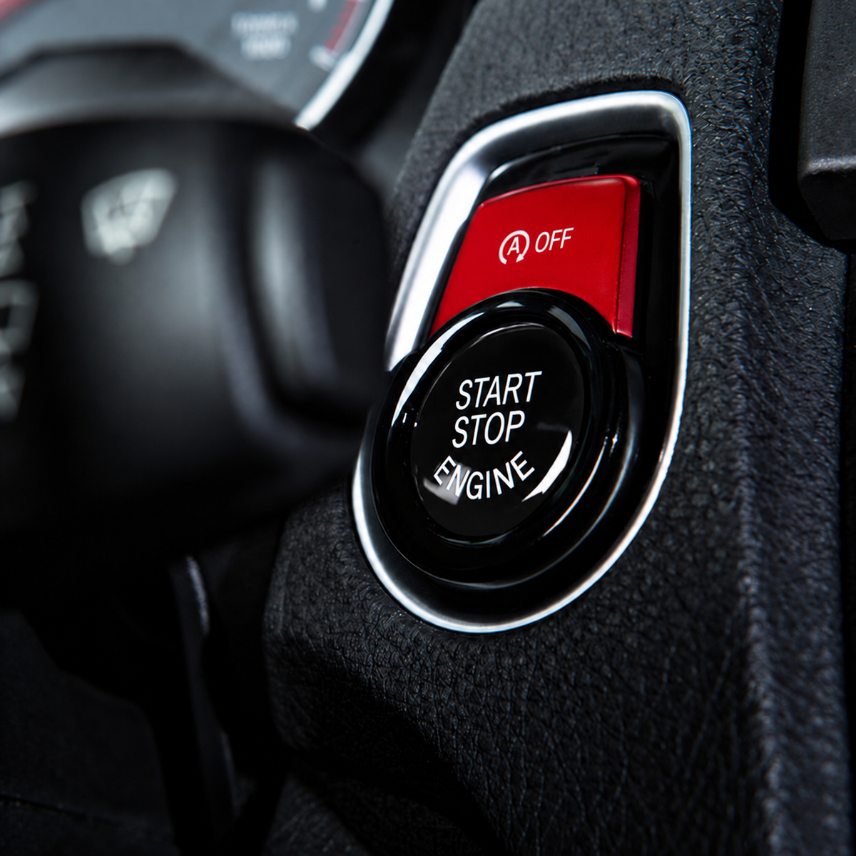 Red Auto Off Button For Bmw F30/F31/F35 3 Series F32/F33/F36 4 Series