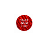 RED CARBON FIBER STOP/START BUTTON COVER FOR BMW G14/G15/G16 8 SERIES