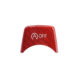RED CARBON FIBER AUTO OFF BUTTON COVER FOR BMW M3 F80 M4 F82