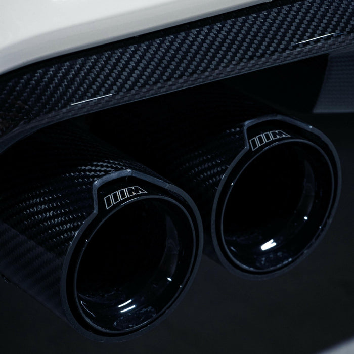 M PERFORMANCE STYLE QUAD  CARBON FIBRE EXHAUST TIPS FOR BMW G22 G23 M440i
