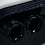 M PERFORMANCE STYLE QUAD  CARBON FIBRE EXHAUST TIPS FOR BMW G22 G23 M440i