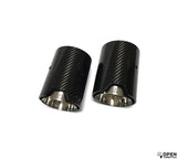M Performance Carbon Fiber Exhaust Tips For Bmw G22 G23 G26 420D 420I 430I