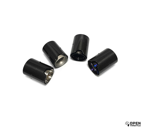M PERFORMANCE STYLE CARBONFASER-AUSPUFFBLENDEN FÜR BMW F87 M2 BMW F80 M3 F82 M4